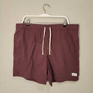 Modern Amusement Men’s Board Shorts Surf Beach Swim Maroon - Size XL